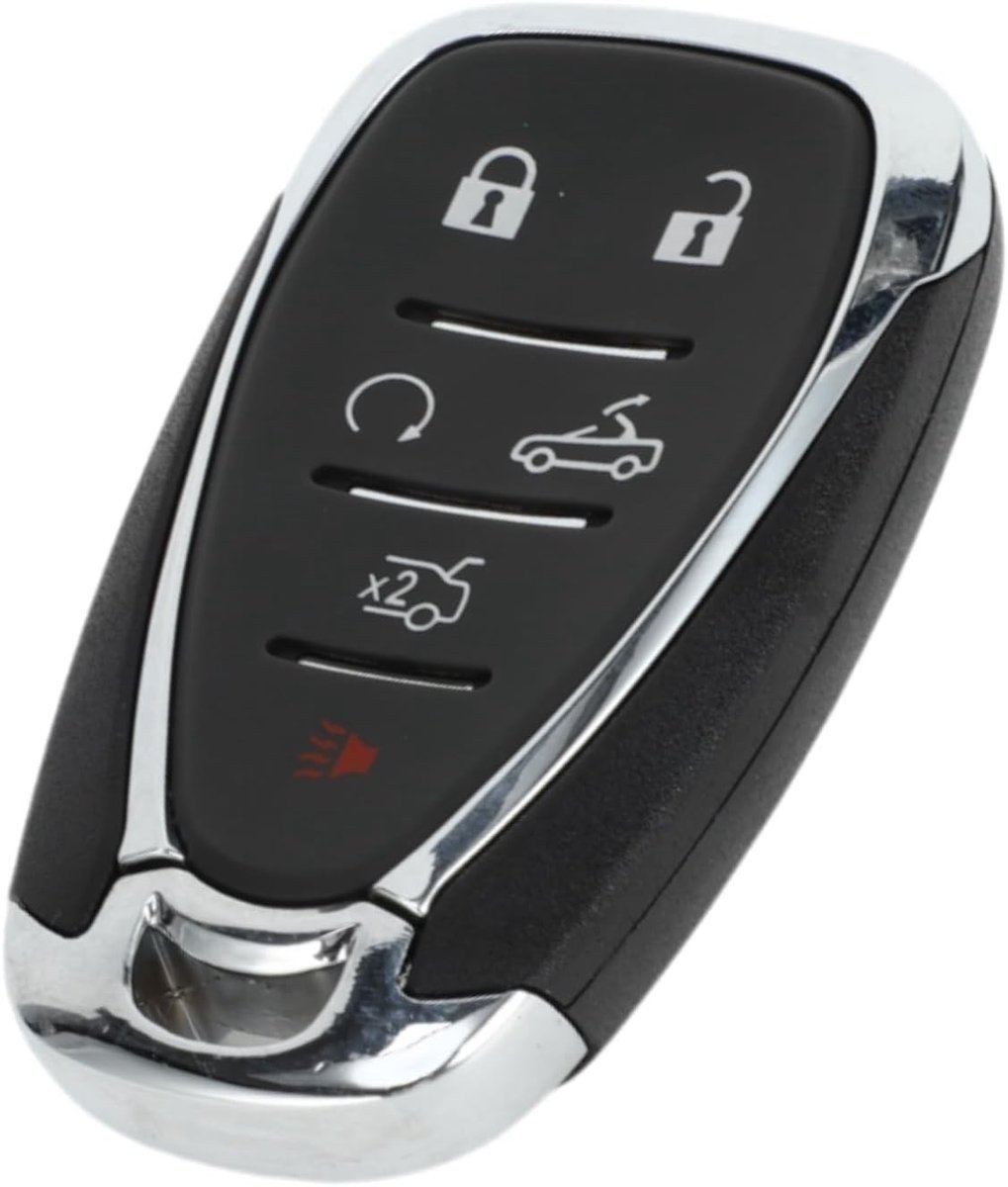 Keyless Entry Afstandsbediening Sleutelhanger Shell Case Vervanging voor Chevrolet Malibu Camaro 2016-2021 met 6 Knoppen en Bescherming tegen Schade