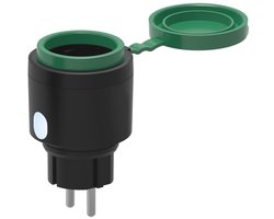 SnelShoppen - Offgridtec Smart WiFi Buitenstopcontact IP44 Waterdicht voor Tuin, Camping, Feest - 4 Stuks met Smart Life/Tuya App Besturing