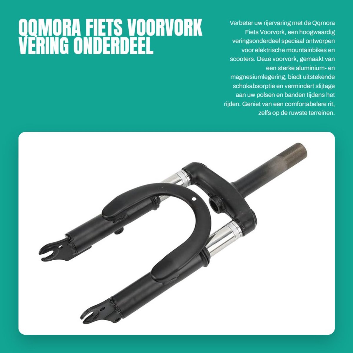 Dailygoods - Fiets Voorvork - Vering Onderdeel voor Elektrische Mountainbike en Scooter - Aluminium Legering