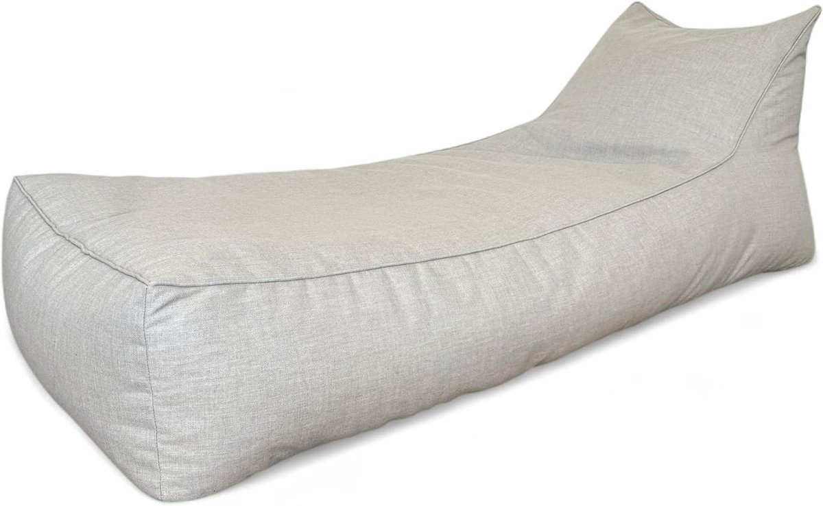 Zitzak Buiten - Loungestoel Tuin - Ontspannen Zomer - Waterafstotend Polyester - 180 x 80 cm - Beige