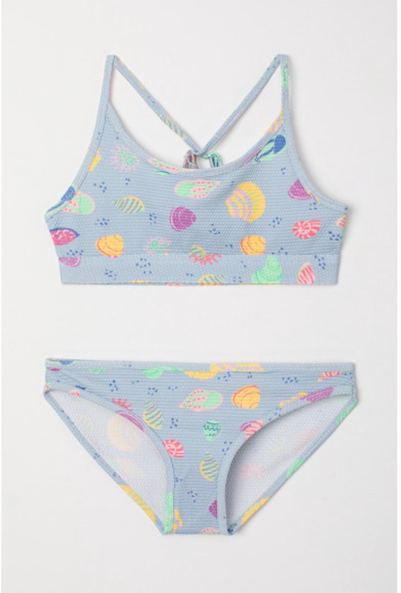 Woody Bikini Blauw Lichtblauw