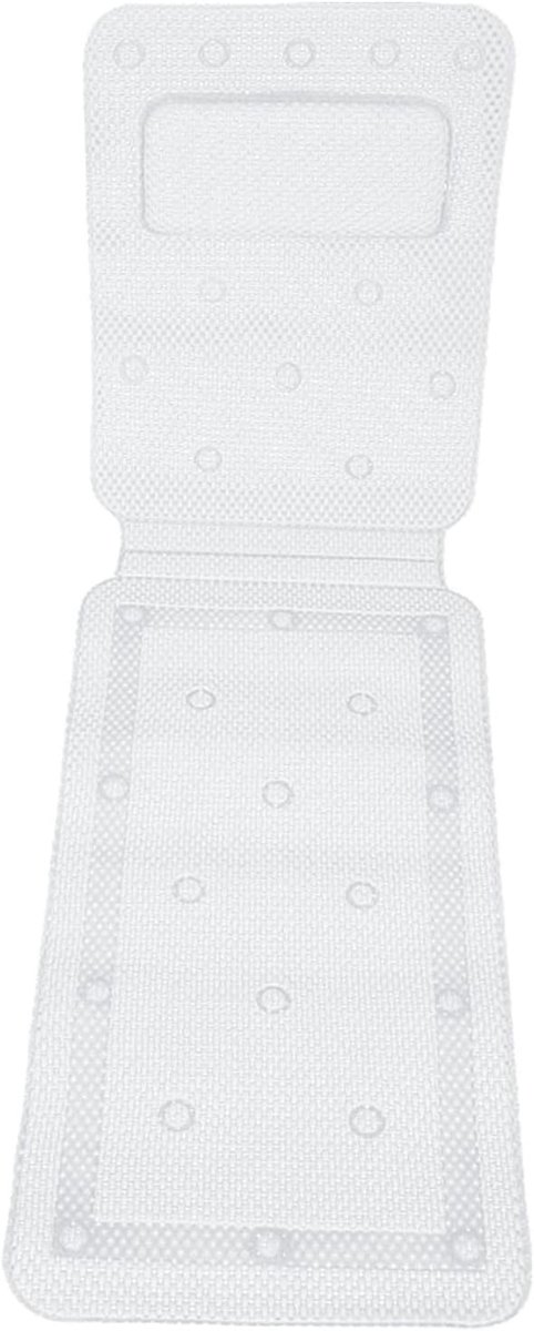 Luxe Antislip Badmat met Kussen voor Nek, Ademend en Zacht, Ideaal voor Ontspanning in Bad en Douche