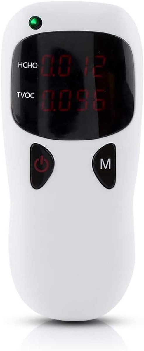 Digitale Luchtkwaliteitsmeter voor Thuisgebruik - HCHO, TVOC en Formaldehyde Detector