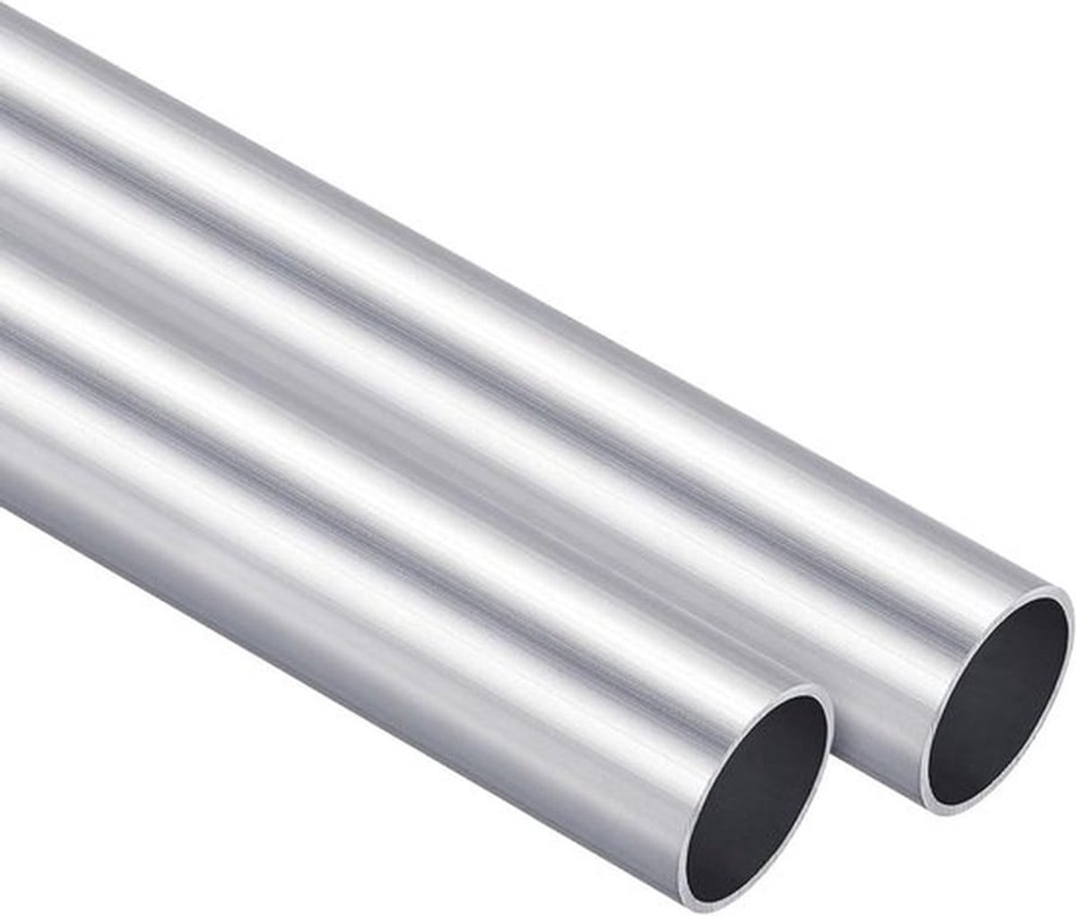 2 Stuks 6063 Aluminium Ronde Buizen, 22mm OD 19mm ID 300mm Lengte, Naadloze Aluminium Buis voor Industrie en DIY Projecten