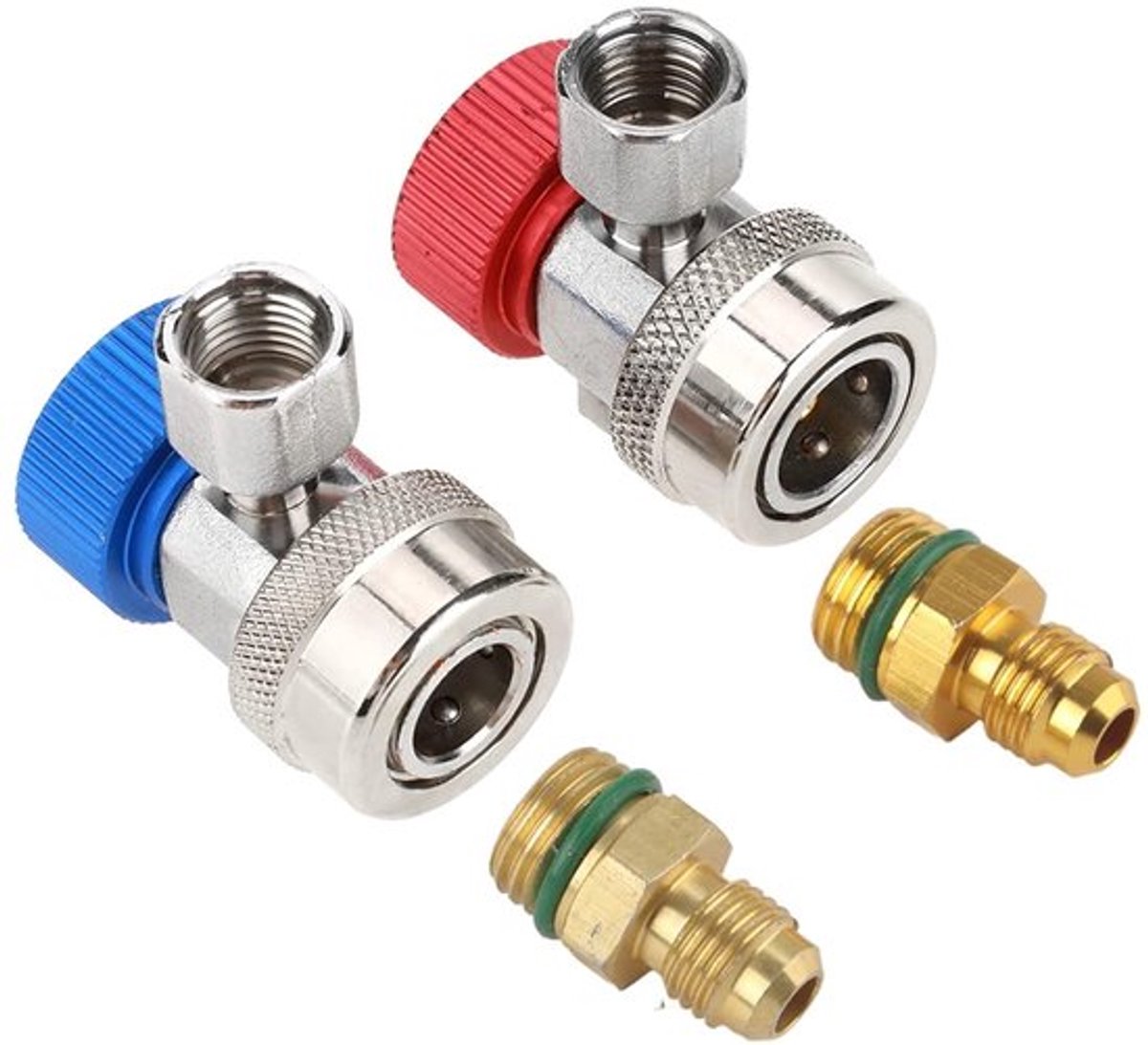 Adapter voor R134A Fittingen, Snelle Koppeling en Reparatietools voor Airconditioning Systemen en Accessoires