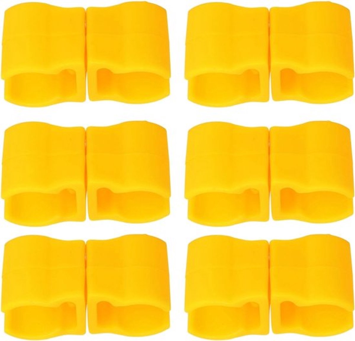 10 Stuks Voetbal Trainingsvlaggen Clip, Duurzame Plastic Verbinder voor Sportaccessoires, Ideaal voor Voetbaltraining en Scootermarkering