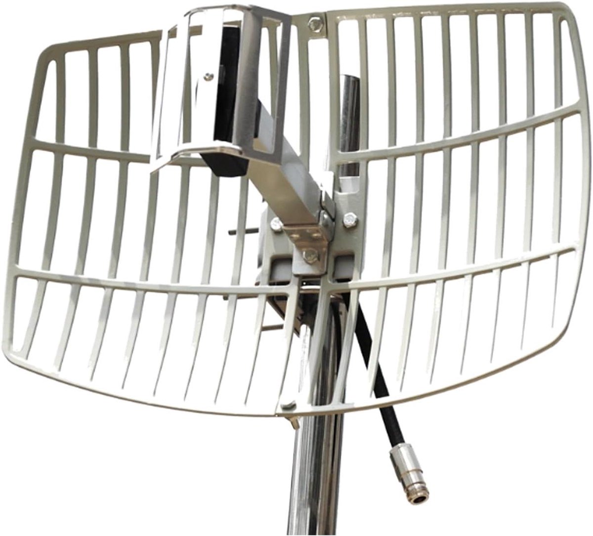 Grid Parabolische Antenne - Schotelantenne WiFi - Draadloze Verbindingen - 17dBi High Gain - 2.4GHz - Wit