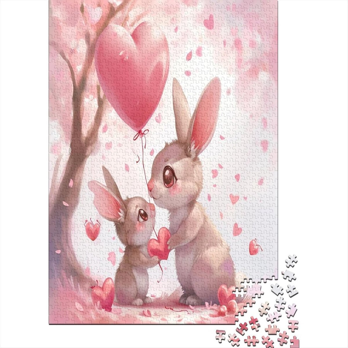 SnelShoppen - 1000 stukjes puzzel voor volwassenen, vloerpuzzel, 75 x 50 cm, hoge kwaliteit, recyclebaar, met extra poster, veilig en niet-toxisch