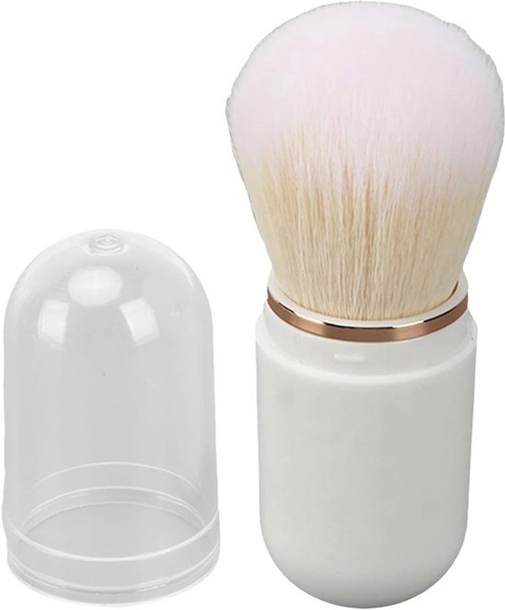 Zachte Kabuki Borstel voor Nagelkunst en Make-up, Effectieve Nagelstof Verwijderaar, Perfect als Cadeau voor Schoonheidliefhebbers