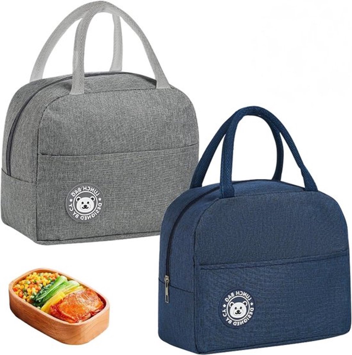 Isolerende Koeltas 7L - Vouwbare Lunchbox voor Picknick, School en Reizen, Thermisch en Handzaam