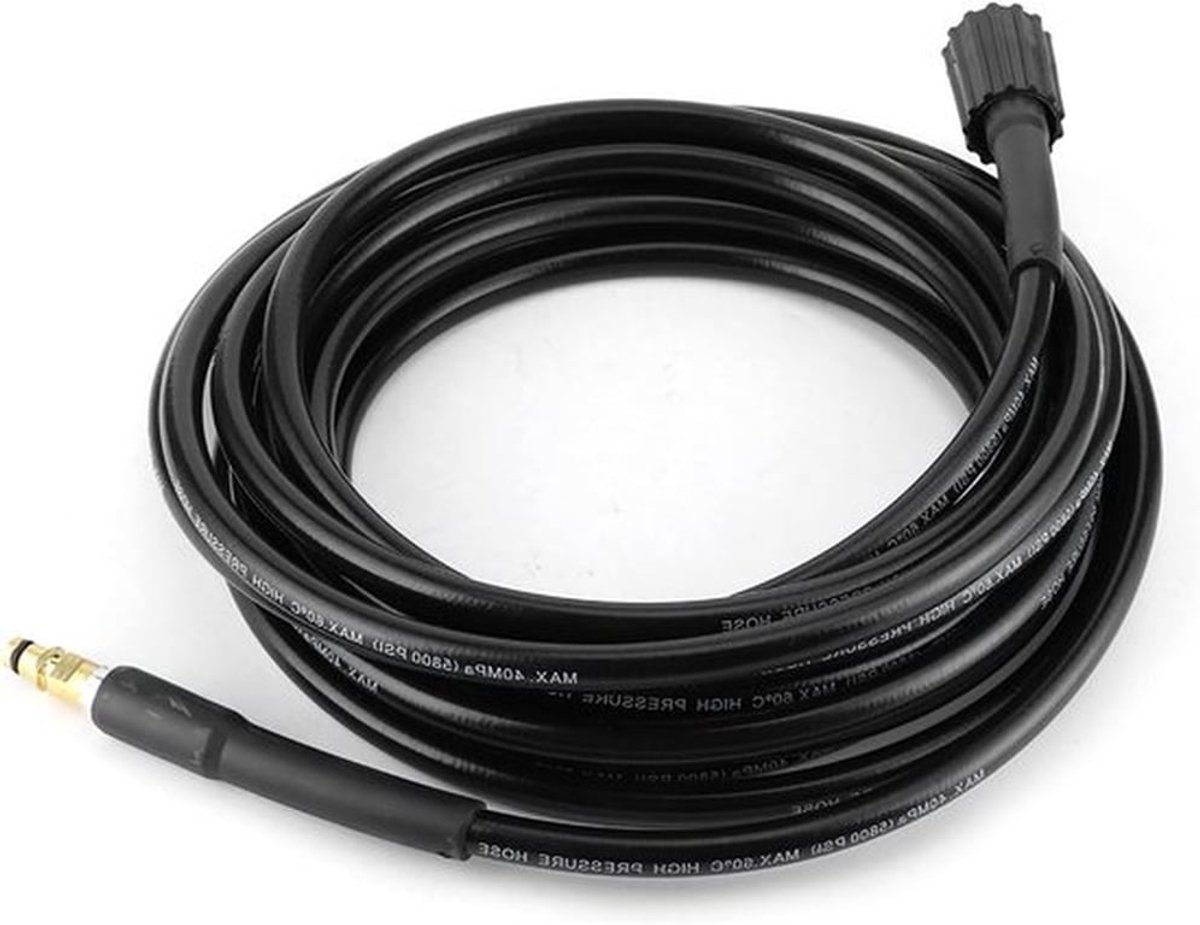 Hoge Druk Waterreinigingsslang 40MPa - Rubber Slang voor Auto's, Tuin en Karcher Modellen (10m/32.8ft)