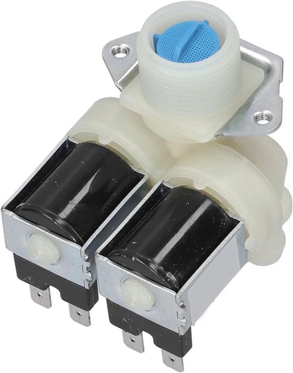 Universele Waterinlaatklep voor Wasmachines, Dubbele Hoofdklep AC220V-240V van PP en Aluminium, Geschikt voor Volautomatische Wasmachines en Trommelwasmachines