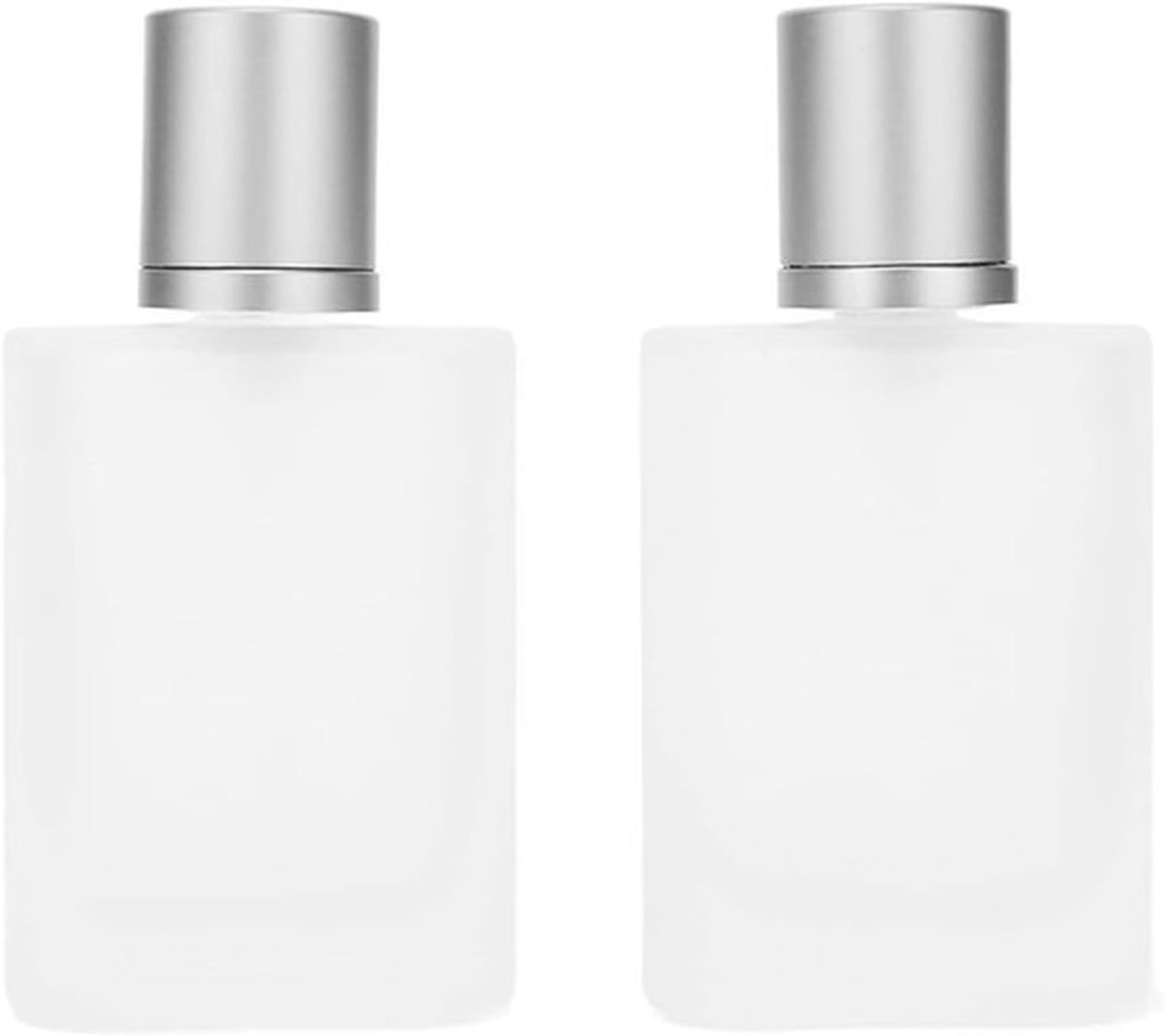 Herbruikbare 50ML Spray Fles - Dikke Glazen Leeg Fles voor Parfum en Essentiële Olie, Perfect voor Reizen en Thuisgebruik