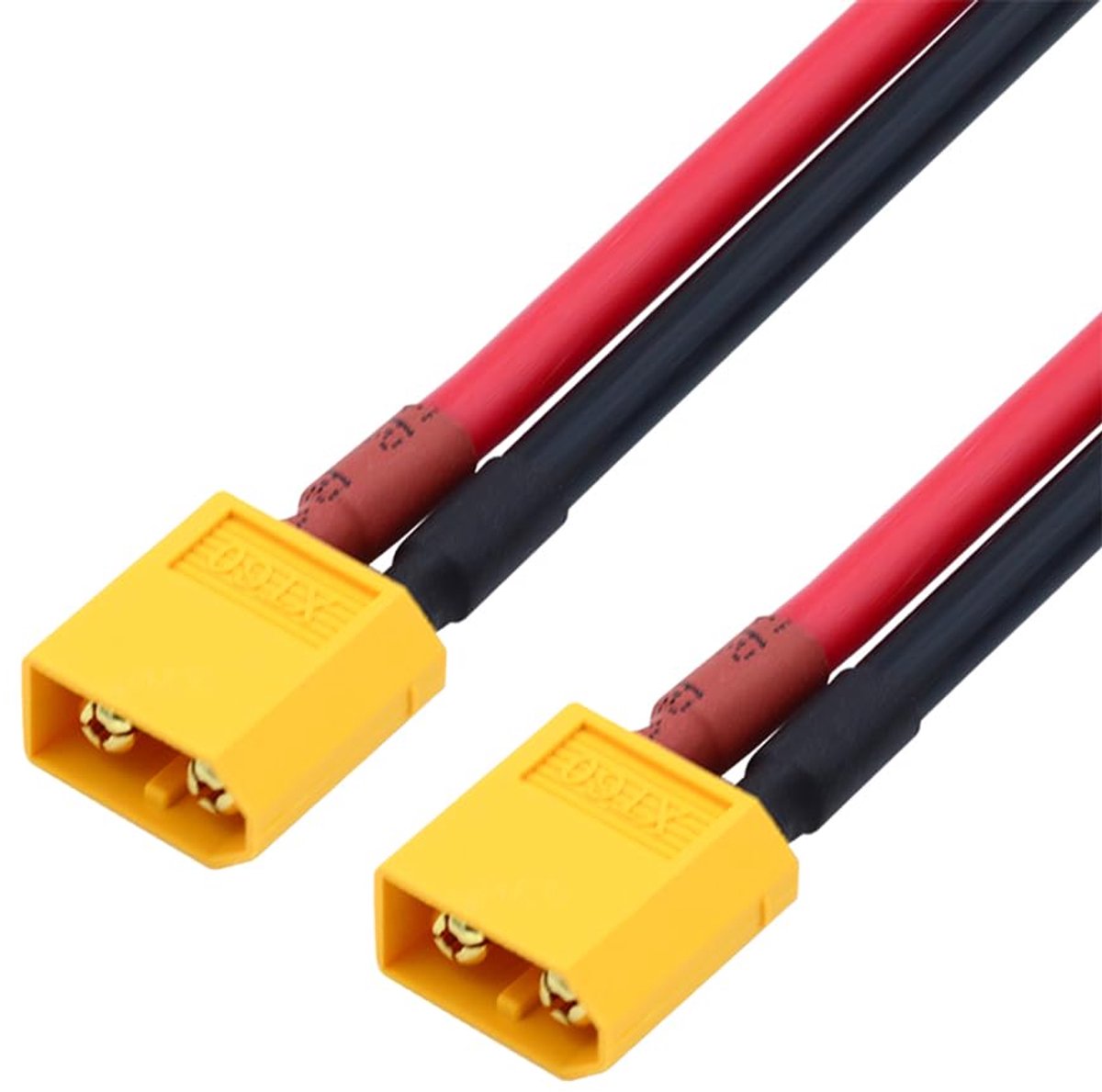 cablecc 12AWG XT60 Extension Cable Male to Male Connector for RC Battery Portable Power Station Solar Panel 50cm - ShopVlot
