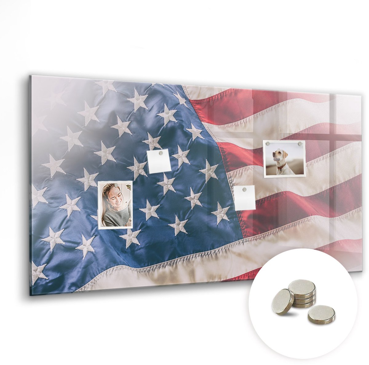Coloray Glazen Magneetbord - Magnetisch Bord Canyon - 120x60 cm - Veelkleurig Magneetbord - Magnetic Board - Magnetisch Wandbord
