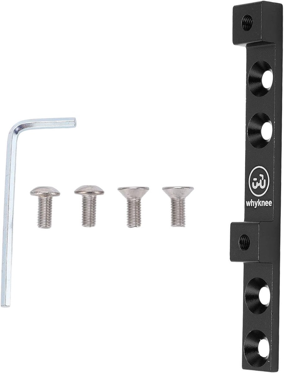 Fiets drinkfleshouder adapter - Aluminium legering - Vier gaten voor positionering - Eenvoudige installatie - ShopVlot