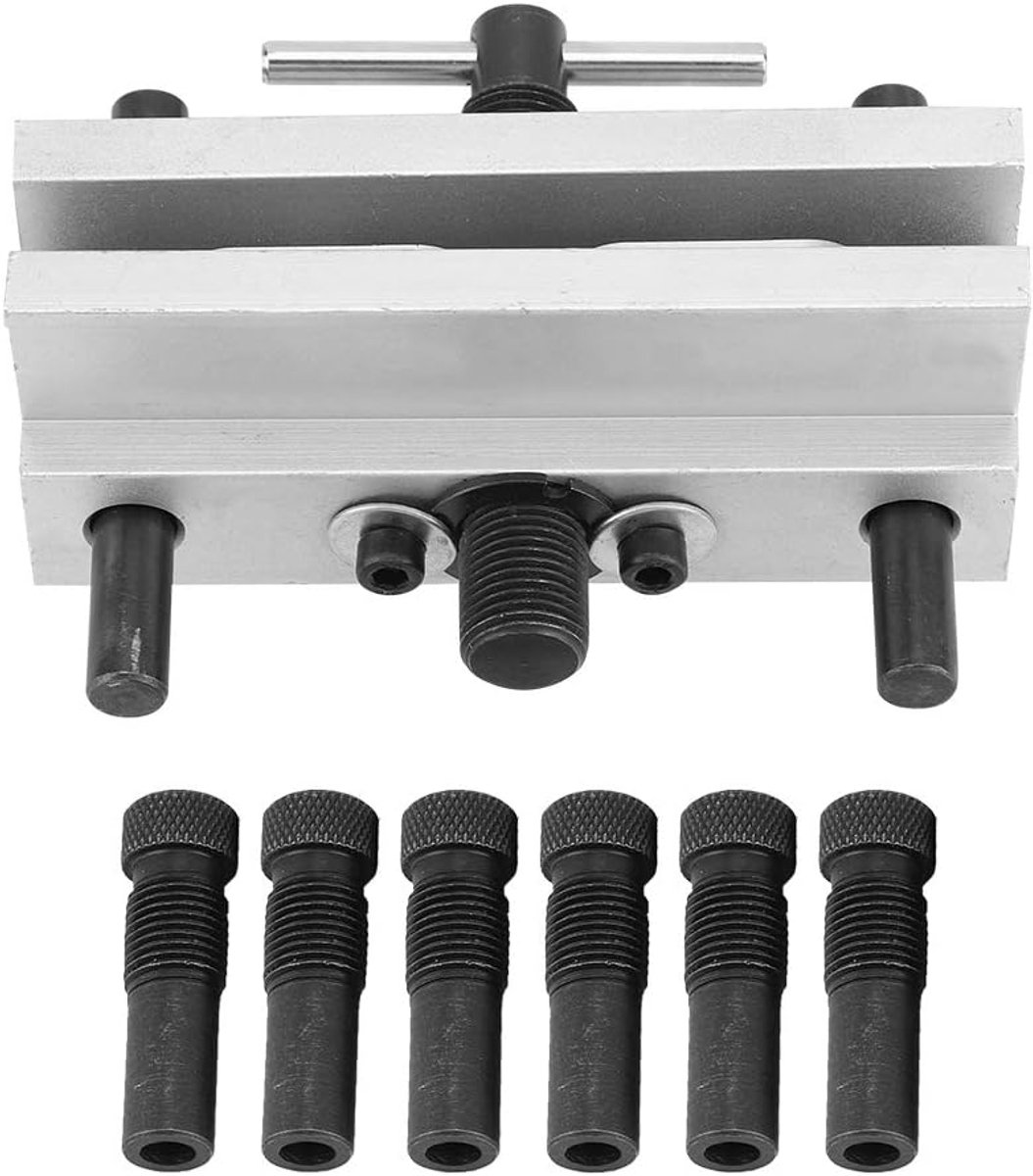 Self Centering Dowel Mould, Dowel Drill Guide Bushing Set, Adjustable Clamp, Woodworking Joints Tools For Furniture - ShopVlot