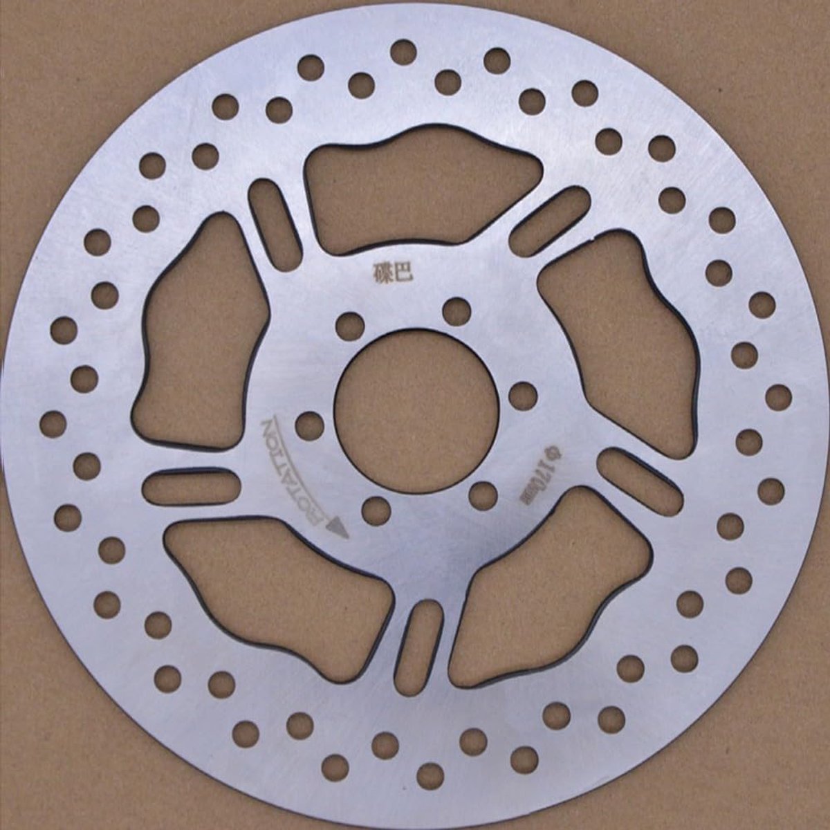 SnelShoppen - Schijfrem voor Rotor 160MM 170MM 6 Gaten Voor E-bike Scooter E-Bike 3MM Verstevigd Hoogwaardig Staal