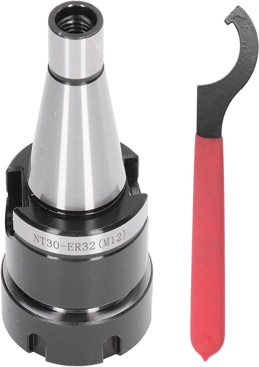 SnelShoppen - CNC Freesgereedschap Houder, Collet Gereedschap Houder, Boorkop Gereedschap Houder met NT30 ER32 Sleutel voor CNC Freesmachine, Vervangi