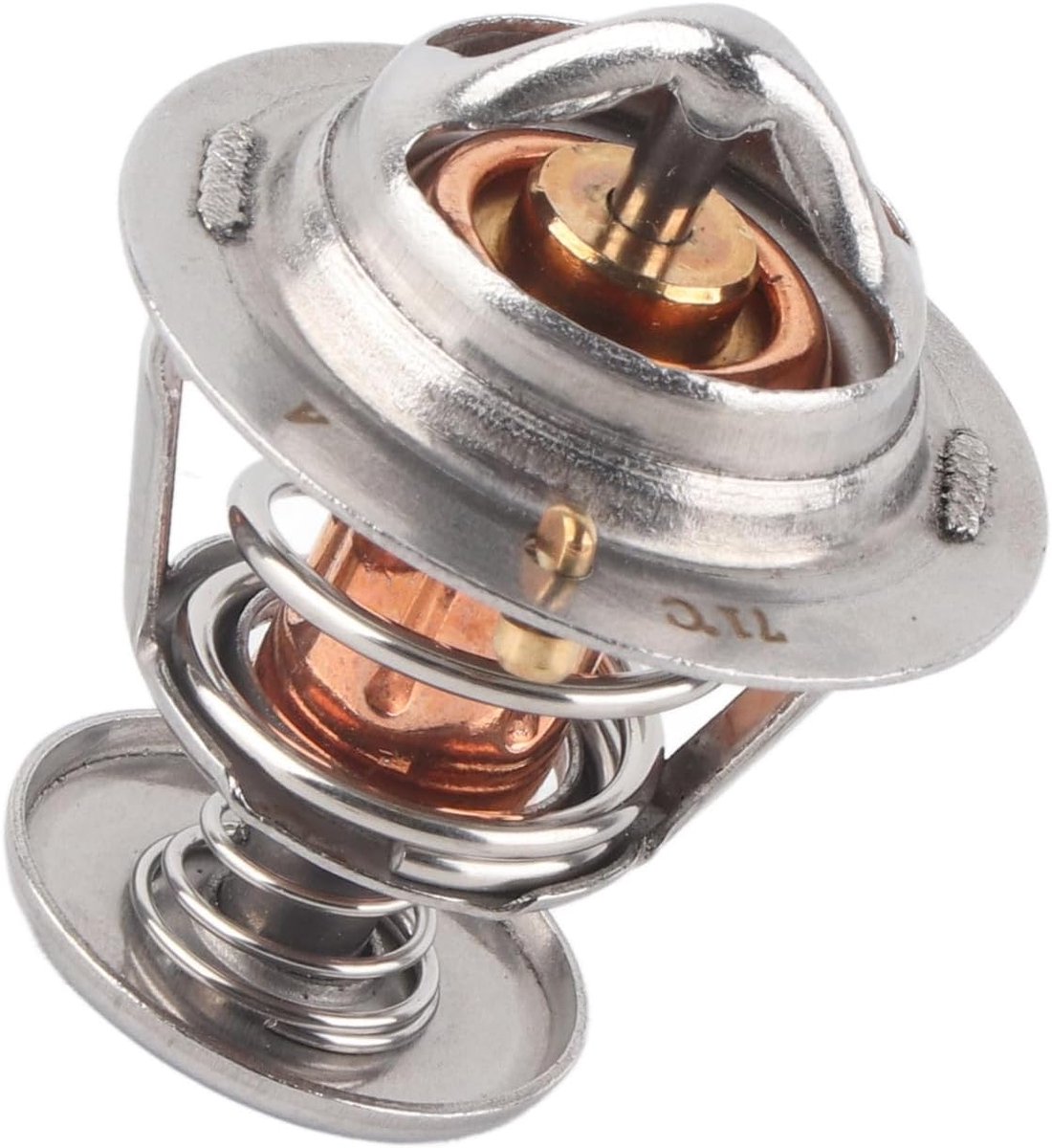 SnelShoppen - 71°C Motor Thermostaat voor Scheepsmotor, Geschikt voor 4TNV88 en 3TNV88 Motoren, Hoogwaardige Legering, OEM 129155 49801