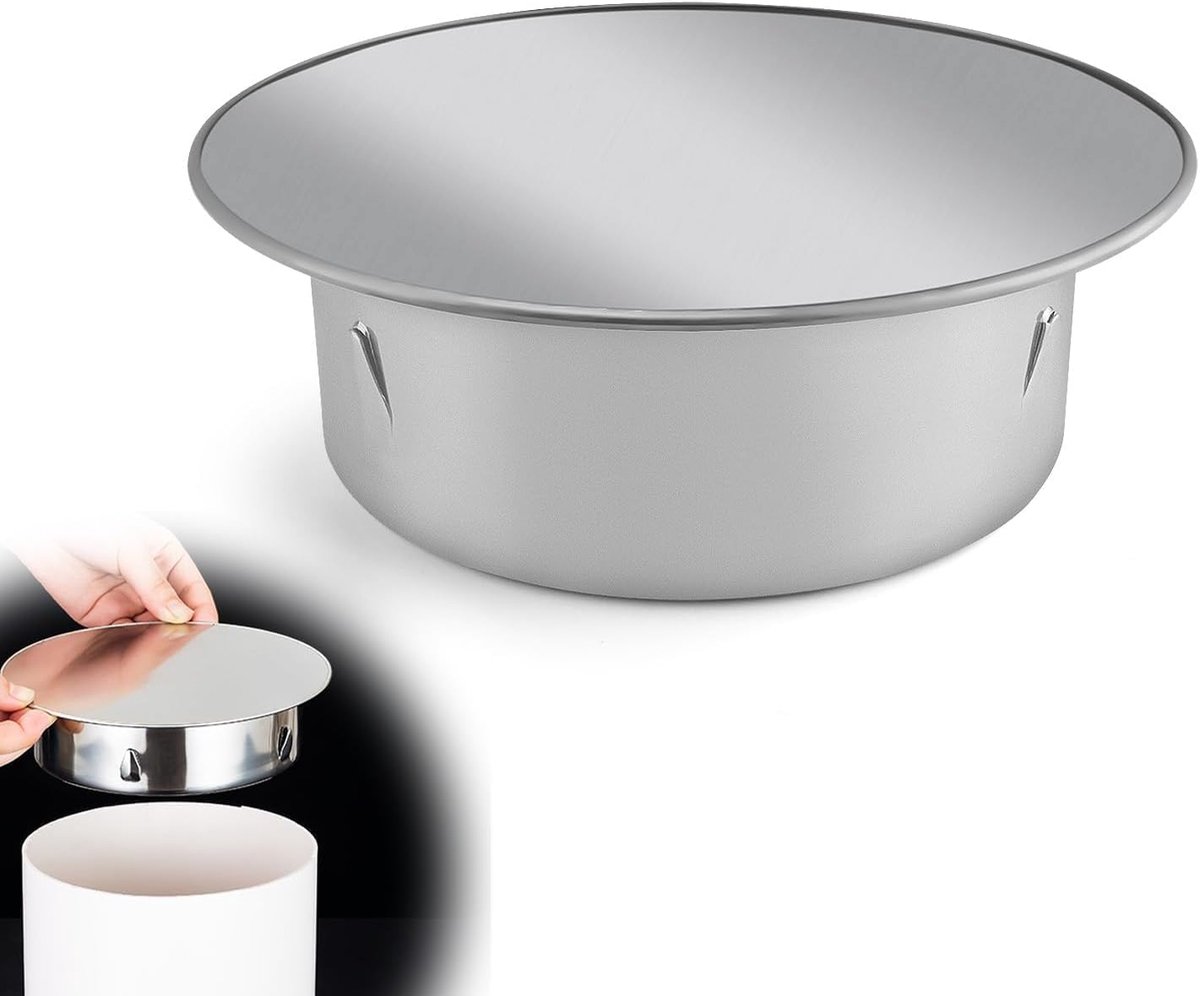 Chimney Hood 100mm Stainless Steel - Weatherproof Chimney Cover for Furnace Pipes & Chimneys (Inner Pipe Ø100mm) - ShopVlot
