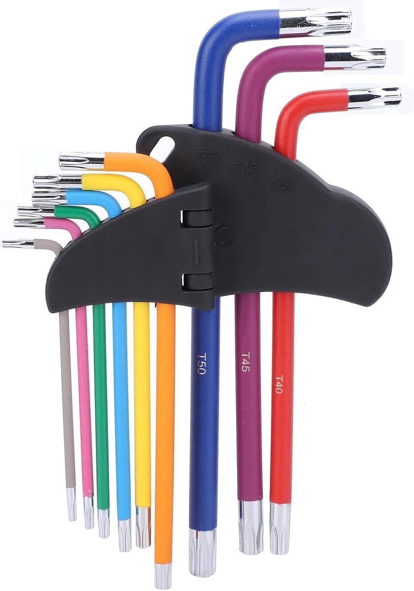 SnelShoppen - Star Wrench Set 9PCS - Ster Sleutelset, Ster Inbussleutelset voor Meubelmontage, Fietsreparatie, Huishoudelijk Gebruik