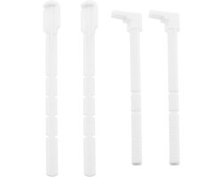 Flushplaat actuator set - 241874001 - geschikt voor S-igma01, S-igma20 en S-igma50 - eenvoudige installatie - Luxento