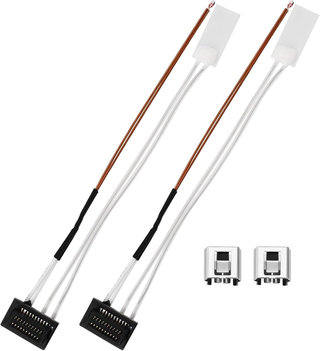 SnelShoppen - 3D Printer Keramische Heater Thermistor Set 2 Stuks 24V 48W Verwarmingsbuis 9.5cm Geschikt voor Bambu Lab P1P P1S