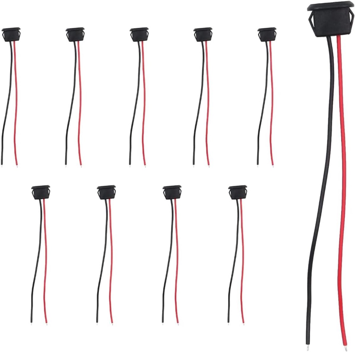 SnelShoppen - Pack van 10 3A Snellader Socket Type C - 2-Kern USB C Connector voor Paneelmontage, Betrouwbare Oplader voor Auto Audio, Video Bewaking