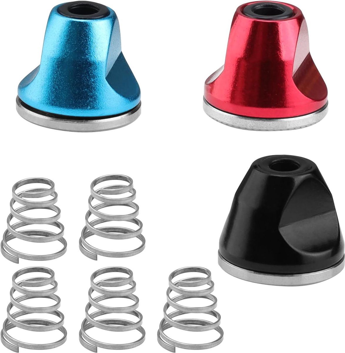 3 pieces wheel nuts, wheel nuts bicycle rear wheel completely made of metal, non-slip anti-loosening, bicycle nuts - ShopVlot