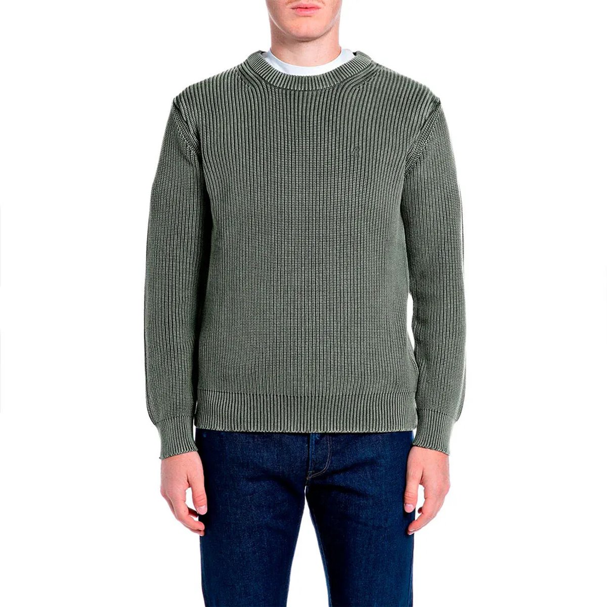 Replay Uk00as.000.7246ig Trui Groen XL Man