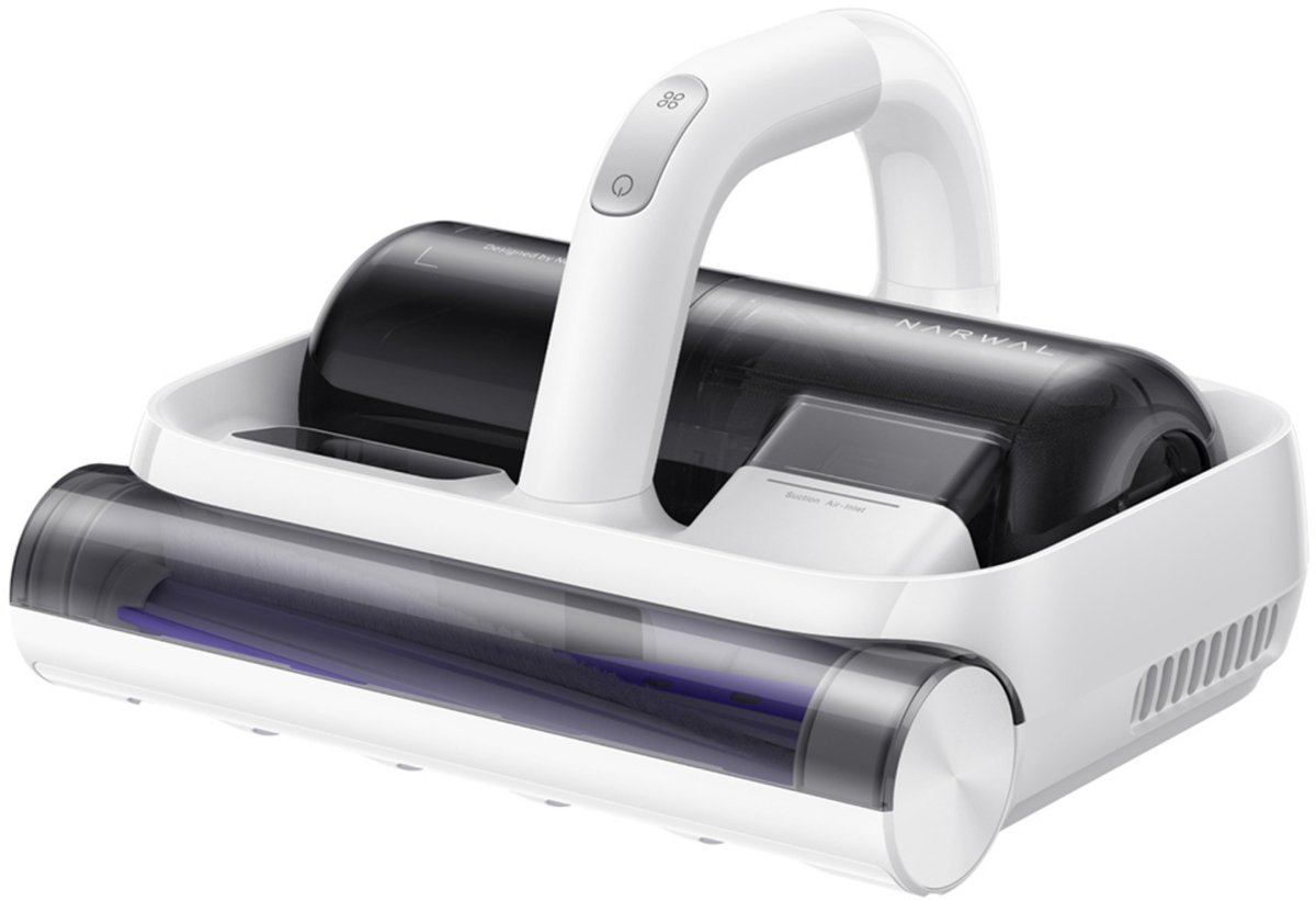 NARWAL U50 Smart Matrasstofzuiger – 15 kPa Zuigkracht, 58°C Constante Verwarming, UV-C Sterilisatie, Direct op Netstroom, 99,99% Mijtenverwijdering，Mijtenverwijderaars / Matrasreinigers / handzaam，Handstofzuigers – Wit