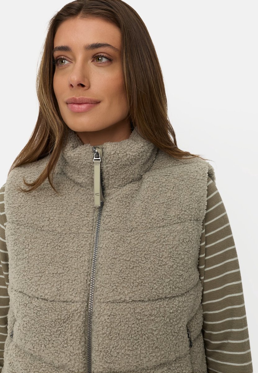 camel active Teddybodywarmer met ritszakken - Maat - Bruinwomenswear-40