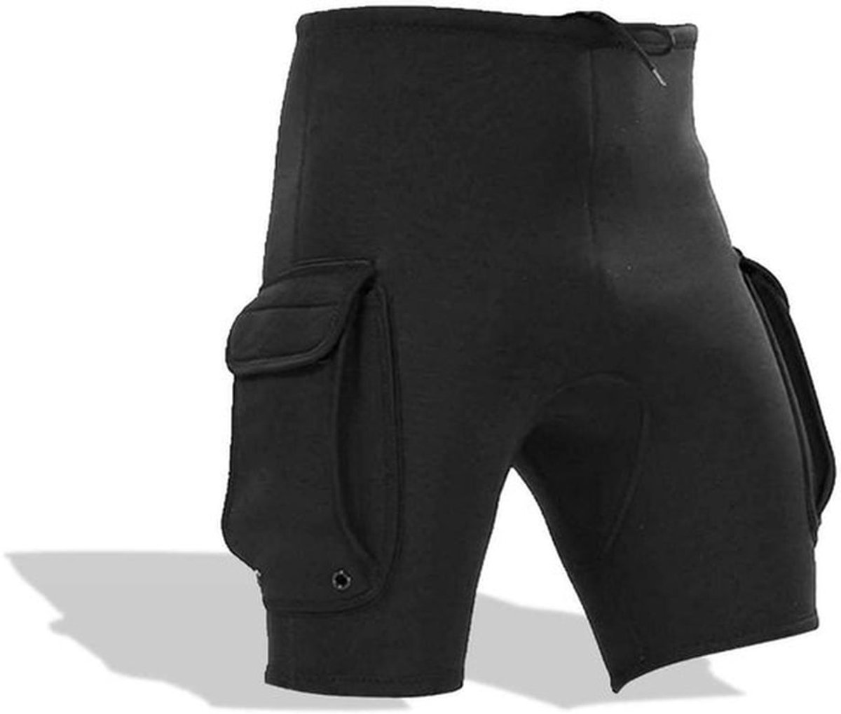 Duikbroek 3 mm Neopreen - Heren Snorkelshorts - Korte Duikbroek - Dubbele Zak - Ademend en Comfortabel - Ergonomisch Ontwerp - Duikshorts