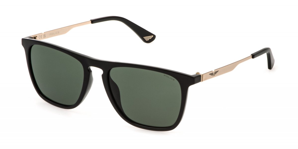 Police Origins Lite 34 Zonnebril Zwart Green/CAT3 Man