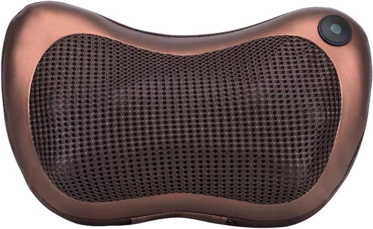 Nek en Rug Massager - Elektrische Massagekussen - Spierontspanning Bevorderen - 8 Roterende Massagekoppen