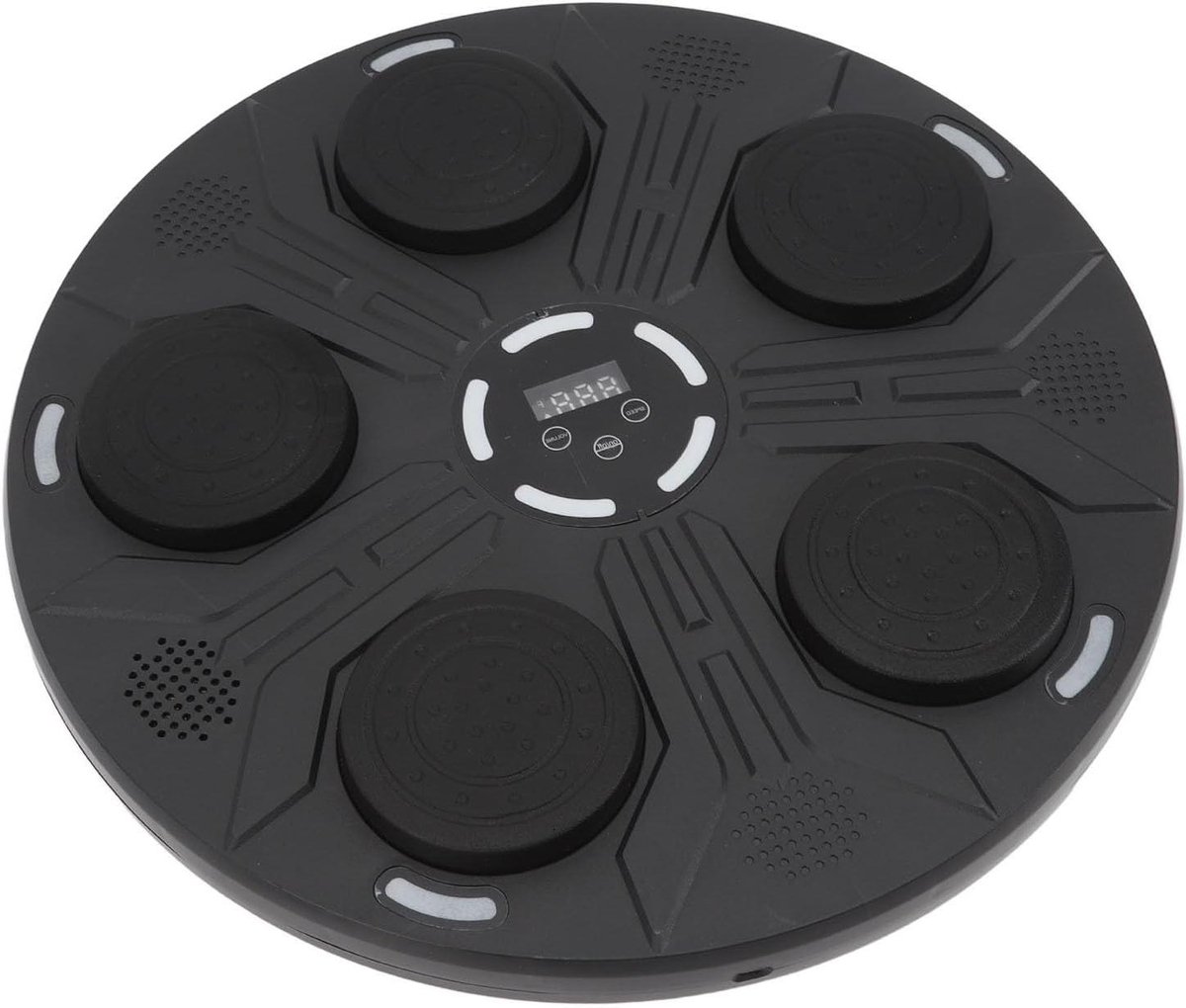 Muziek Boksmachine - Bokstraining Doel - Interactieve Fitness - Met Muziek Connectiviteit - 50 x 43 x 6 cm - Zwart