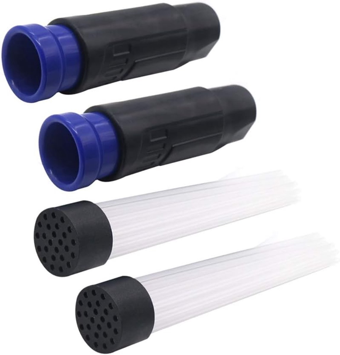 2 Pack Multifunctionele Stofzuiger Stro Buizen Stof Vuil Borstel Remover Draagbare Universele Stofzuiger Attachment Huishoudelijke Schoon Gereedschap-Geschikt voor Dyson