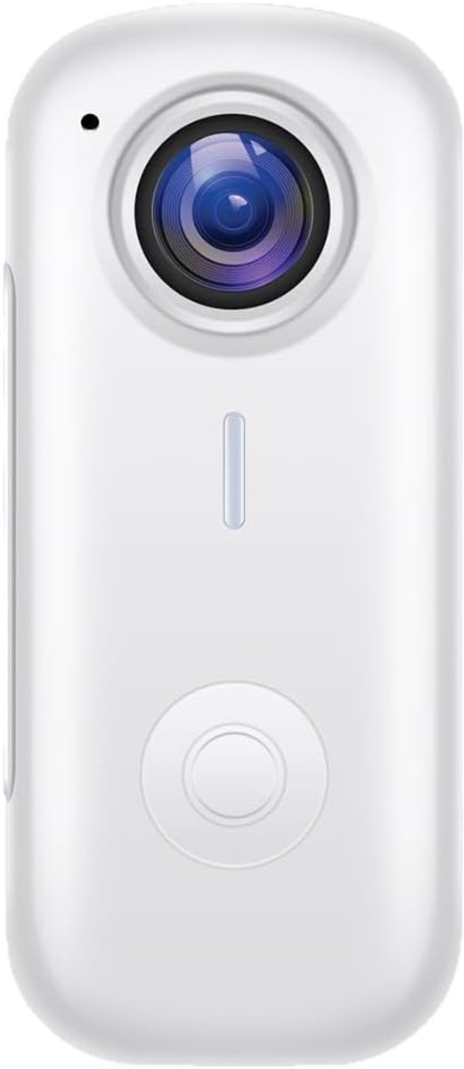 1080p HD vlogvideorecorder, actiecamera met magnetische duim, waterdichte actiecamera voor in de zak, wifi-recorder, wit