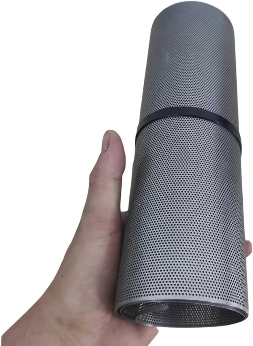 SnelShoppen - Perforated RVS 304 Plaat 24x100cm | Gaten 3mm voor Ventilatie, Roosters, Luidsprekers & Doe-Het-Zelf Projecten | Corrosiebestendig