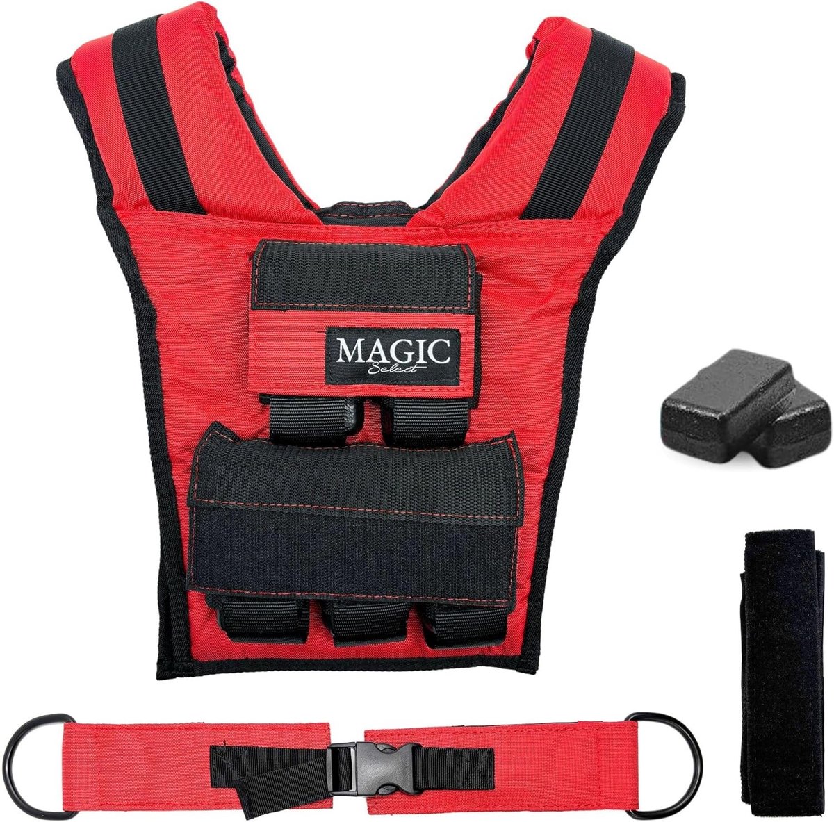 Verstelbaar Gewichtsvest - C0790 - 10 kg - Compact Gewichten Vest voor Krachttraining - Voor Mannen of Vrouwen
