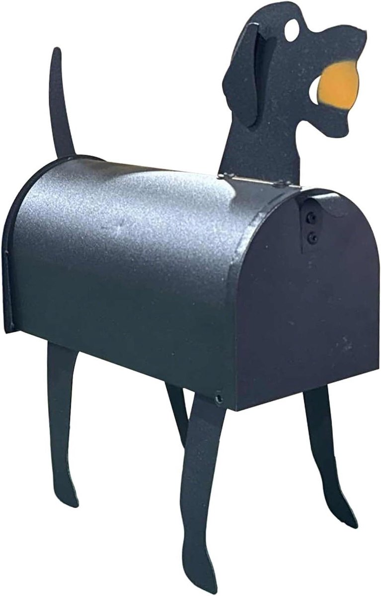 Brievenbus Dieren - Tuin Brievenbus - Brieven Ontvangen - Opvallende Dierenvorm - 31.1 x 13.4 x 31.1 cm - Labrador