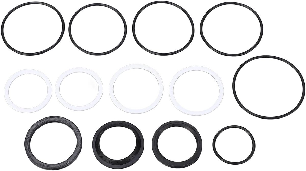 SnelShoppen - 13PCS Schokdemper Onderhoudskit Rubberlucht Float Vervangingen voor DPS DPX2 - Trillingsdempelkit voor Glad Rijden, Schokservicekit Floa