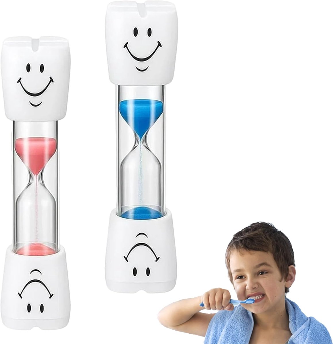 Smiling Hourglass Kids Hourglass Timer, 3 Minute Smiling Hourglass for Kids, Hourglass for Kids, Hourglass for Kids - ShopVlot