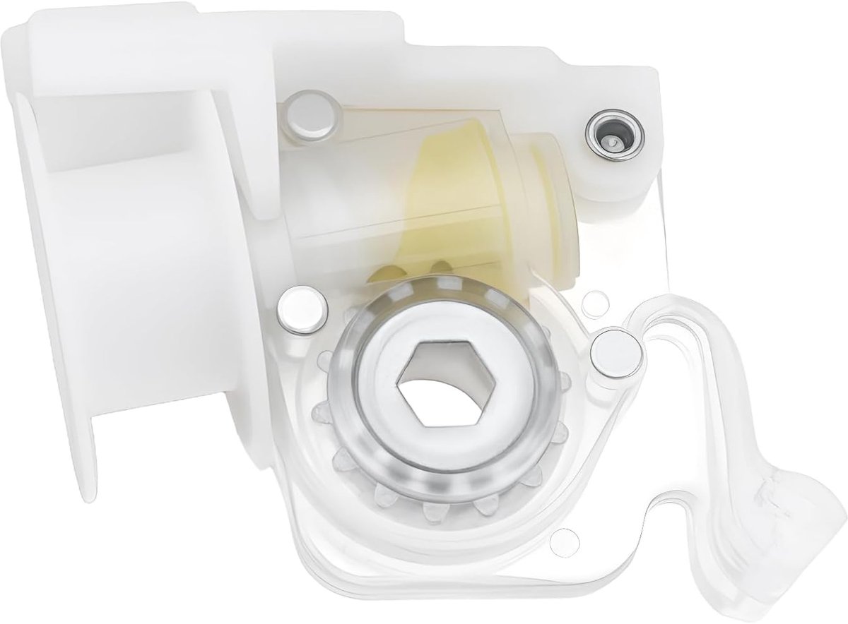 SnelShoppen - Tilter Mechanisme 6mm Hexagonale Raamdecoratie Kantelversteller voor Jaloezieën 45mm - Geschikt voor Aluminium, PVC, Hout - Universeel O
