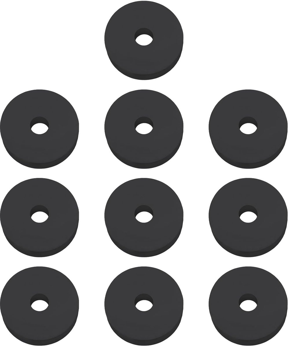 SnelShoppen - 10 Stuks Rubberafdichtingen Tapwasmachine 4x16x4mm Geschikt voor 1/2 Inch Topkranen Hoekkranen Pijpen