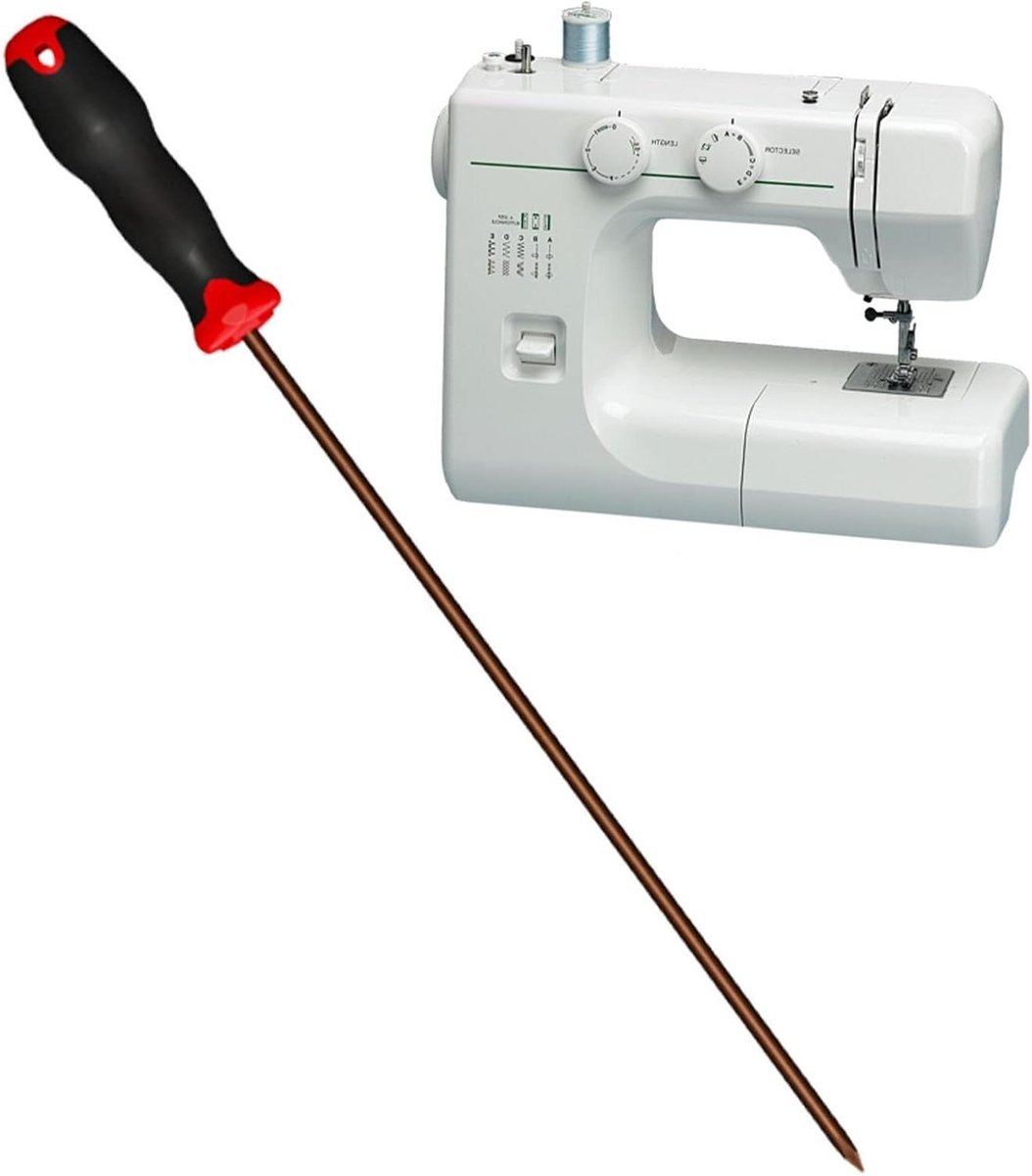 Lange Kruiskopschroevendraaier - Verlengde Schroevendraaier - Reparatie aan Apparaten - Magnetische Schroefbevestiging - 40 cm - Zilverkleurig