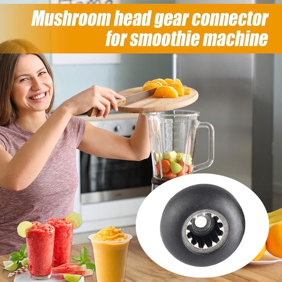Blender Paddestoel Hoofd - Vervangende Onderdelen - Drankjes Maken - Eenvoudig te Installeren - 197 Inch Diameter - Meerkleurig — afbeelding 4