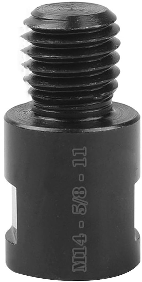 SnelShoppen - Core Drill Adapter M14 naar 5/8-11, Stalen Draadconverter, Universele Compatibiliteit, Ideaal voor Diamond Core Bits, Precisie, Verminde