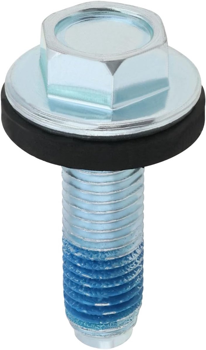 SnelShoppen - Vervangingsonderdeel Wasmachine Agitator Bout met Rubberpakking WP358237 - Geschikt voor Whirlpool en Maytag - 1 Stuk - Hoogwaardige Kwa